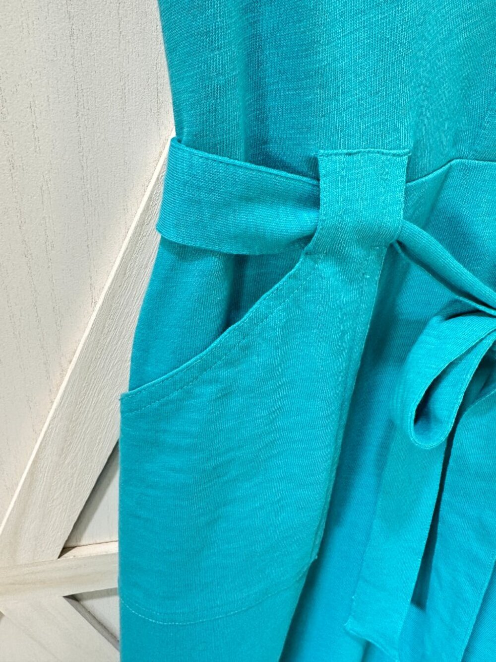Boden Giselle Jersey Dress in Deep Marine - Picture 5 of 5